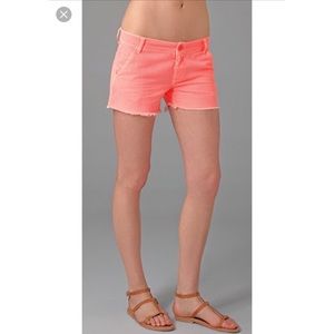 Splendid Vintage Twill Shorts, Sunset, Medium NWT